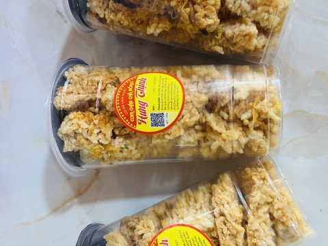 Xưởng sản xuất phôi cơm sấy và cơm cháy chà bông 