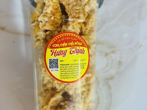 Xưởng sản xuất phôi cơm sấy và cơm cháy chà bông 