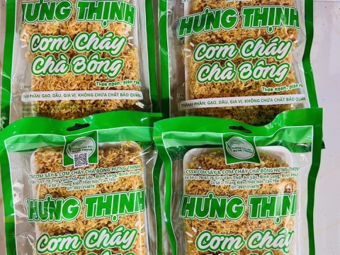 Xưởng sản xuất phôi cơm sấy và cơm cháy chà bông 