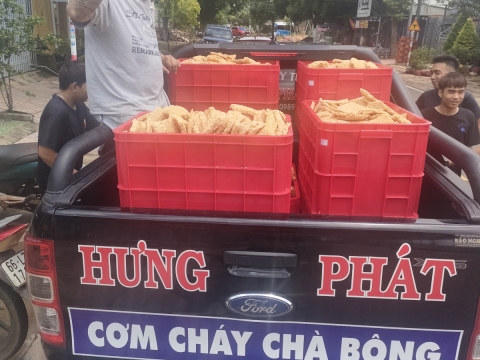 cơm cháy chưa gia vị