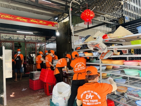 xưởng sản xuất Cơm cháy