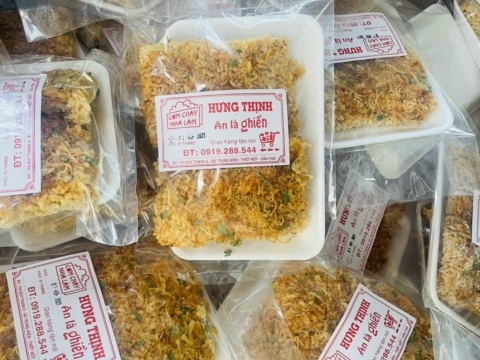 SẢN XUẤT CƠM CHÁY CHÀ BÔNG