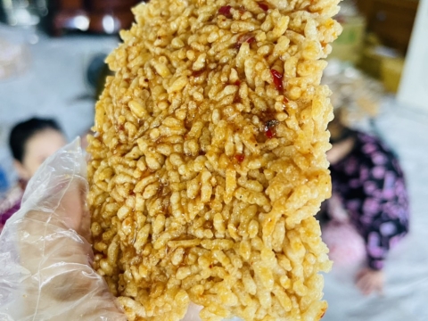 cơm cháy chưa gia vị