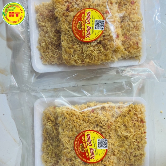 Sản phẩm cơm cháy chà bông Hưng thịnh của cty Hưng phát 
